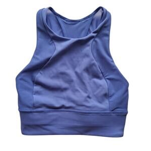 Lululemon Everlux High Neck Train Bra Wild Indigo Size 4